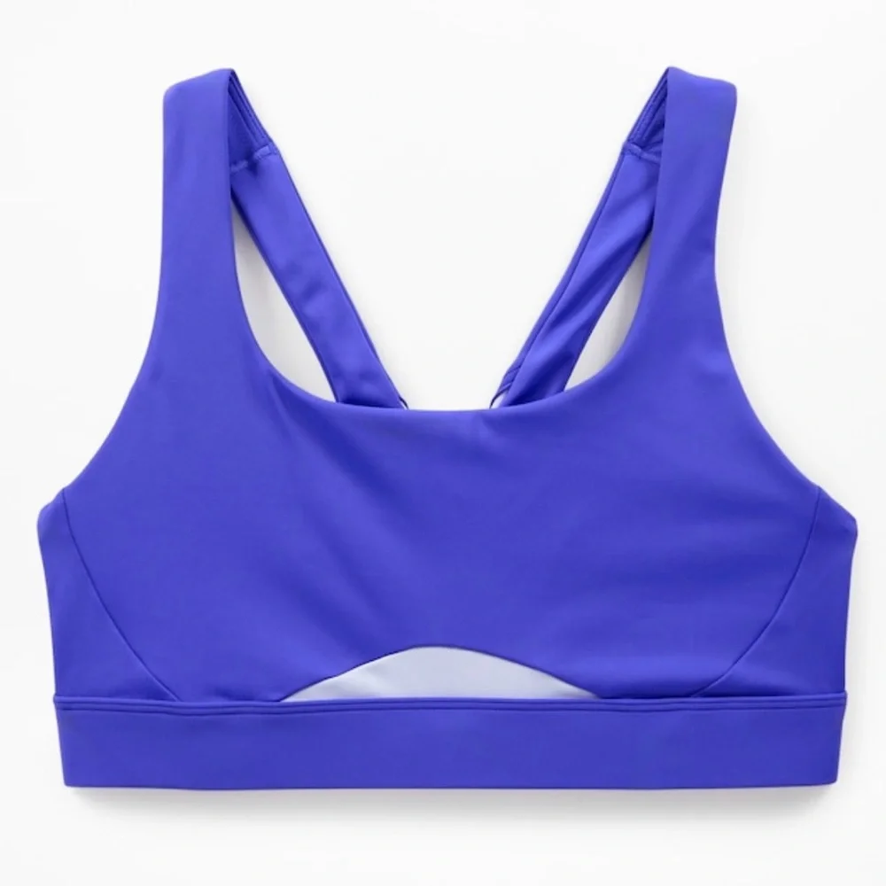 NWT-Athleta Interval Colorblock Bra, Medium A-C - Picture 3 of 7